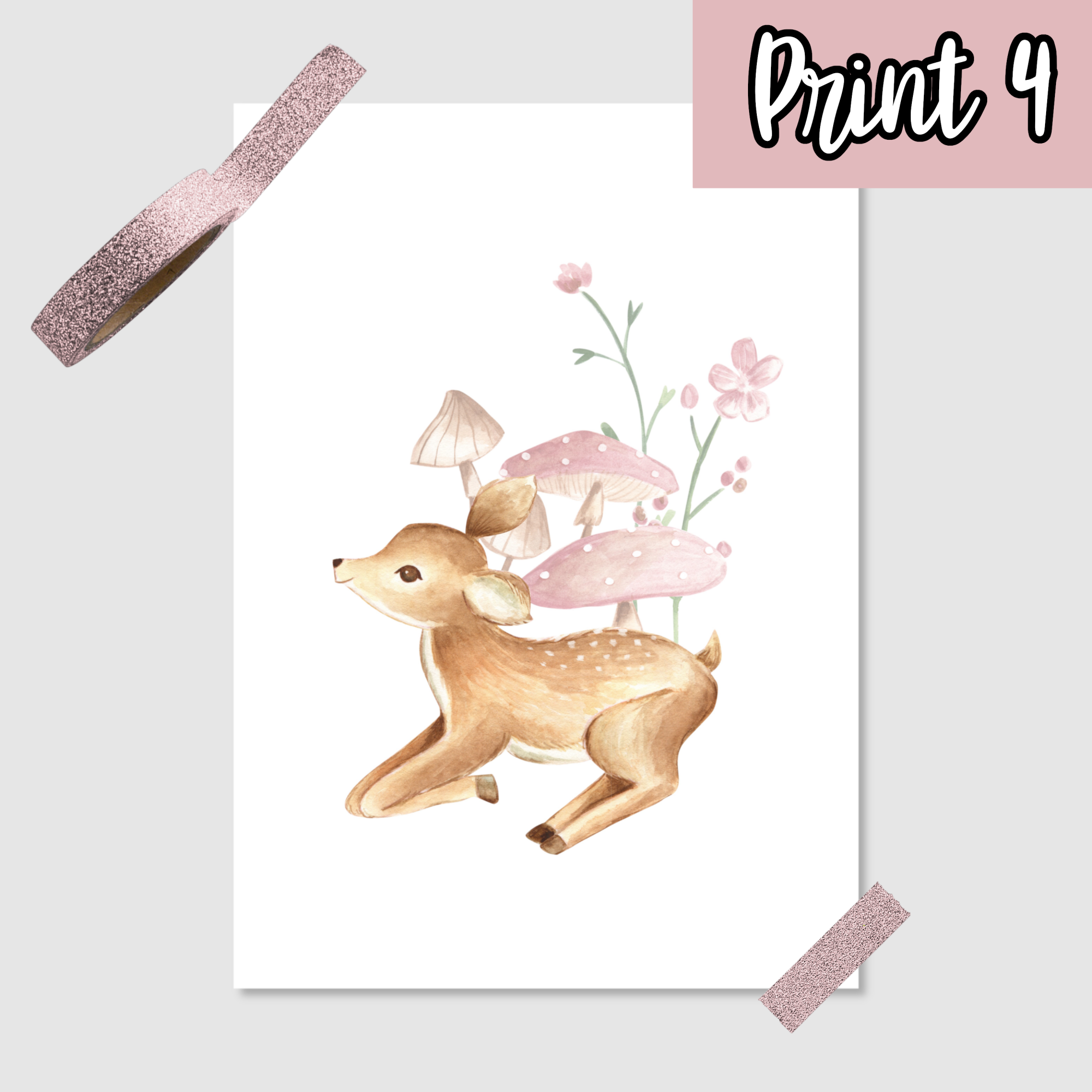 Baby Rehe Poster